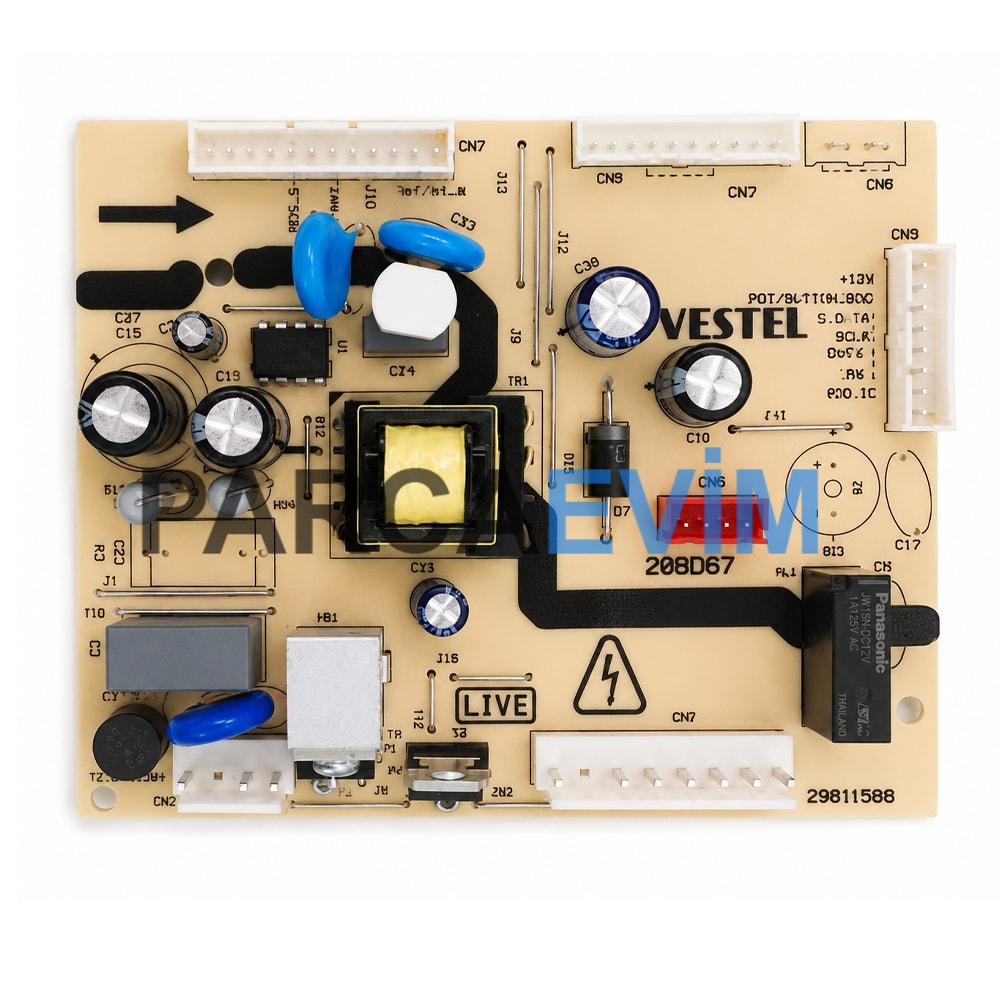 32033320 - Buzdolabı Anakartı Orjinal - NFK540 EX A++ Ion - NFK540 E A++ Ion - 5401EA++A